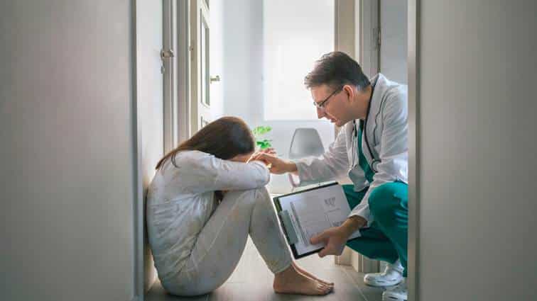 soignant réconfortant